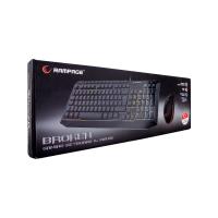 RAMPAGE KB-R310 BROKER V2 Siyah Usb Gökkuşağı Zemin Aydınlatmalı 12800 DPI Oyuncu Klavye+Mouse Set - 4